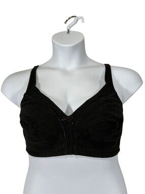 Bestform Womens Front Close Cotton Bra Size 40C Adjustable Straps Comfort Fit